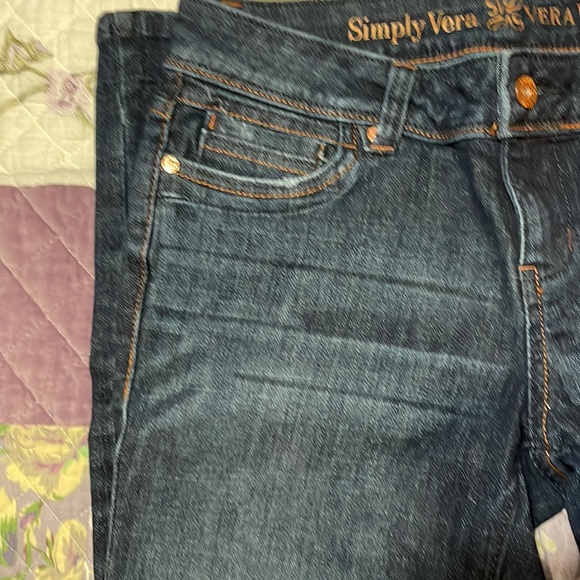 Simply Vera Vera Wang Blue Bootcut Jeans Size 4 - Picture 4 of 6